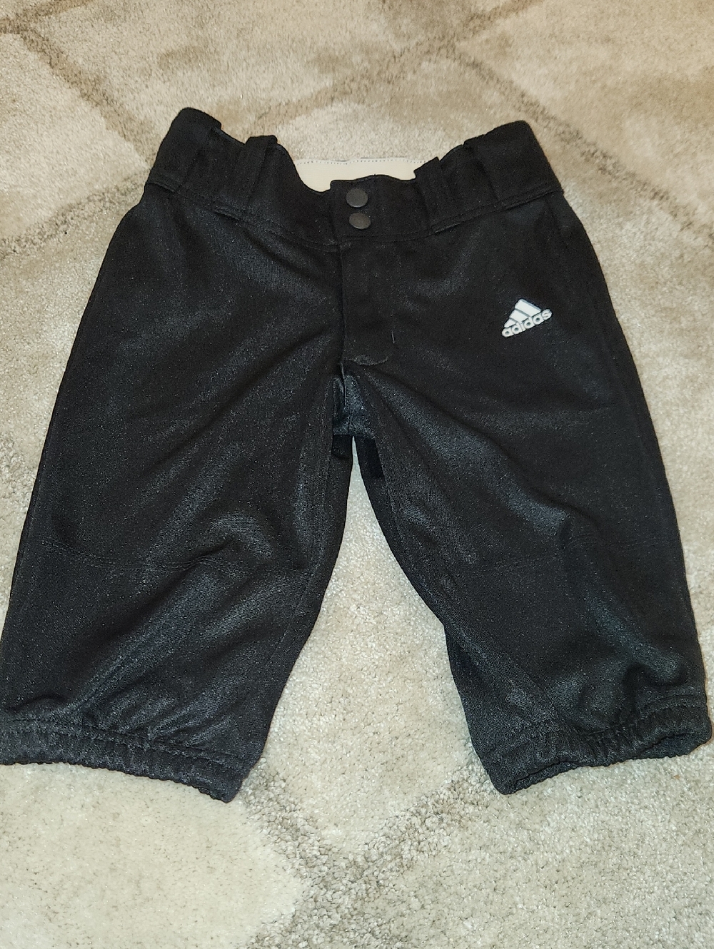 Adidas Kids Black Baseball Pants